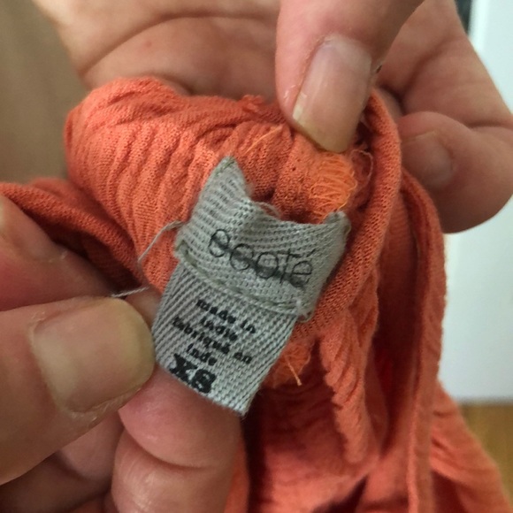 Flirty summer orange strappy top - Picture 4 of 5